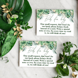 Safari Animal Jungle Green & Gold Boy Buch Begleitkarte