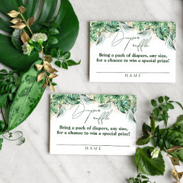 Safari Animal Jungle Green & Gold Boy Winaper Begleitkarte