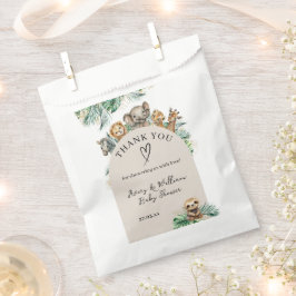 Safari Animal Jungle Modern Baby Dusche Geschenktütchen