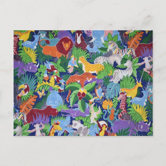 Safari Animal Postkarte (Vorderseite)