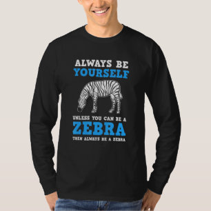 Safari Animal Wildlife for Kids Zebra T-Shirt