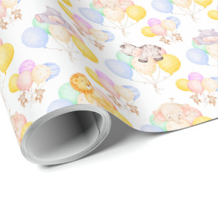 Safari Animal Wrapping Paper Geschenkpapier