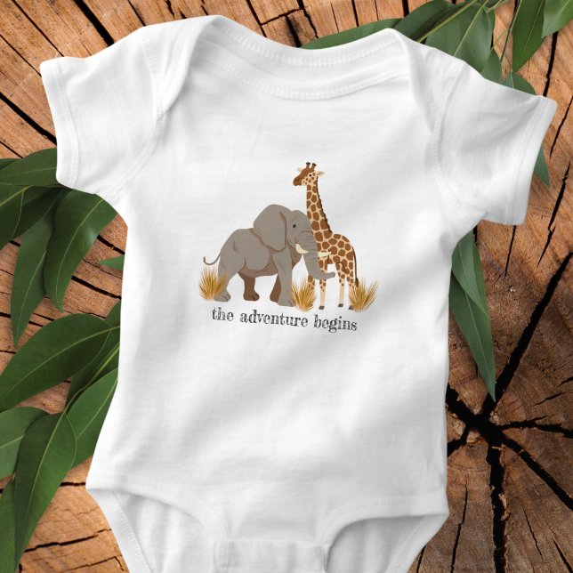 Safari Animals Adventure Baby Strampler (Von Creator hochgeladen)