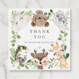 Safari Animals Baby Shower Favor Tags | Gift Tags Geschenkanhänger