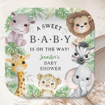 Safari Animals Baby Shower Gender Neutral Jungle Pappteller<br><div class="desc">Add a touch of elegance to your Baby Shower with our Safari Animals Baby Shower Paper Plates! Don't settle for the ordinary. Elevate your celebration,  order your today,  and make your event extraordinary!</div>