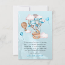 Safari Animals Balloons Boy Baby Dusche Vielen Dan
