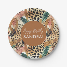 Safari Animals' Fur Prints Patterns Wildlife Pappteller