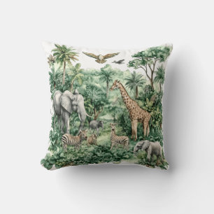 Safari Animals Jungle Kissen