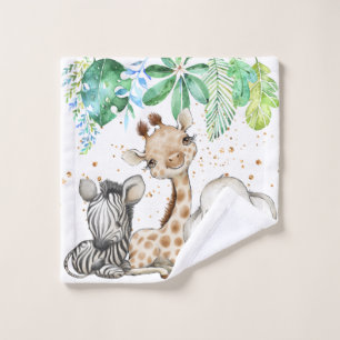Safari Animals Kinder Waschlappen