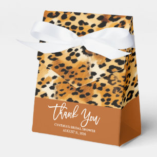 Safari Animals' Pelz Prints Muster Leopard Spots Geschenkschachtel
