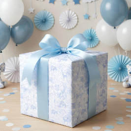 Safari Animals Toile De Jouy Geschenkpapier