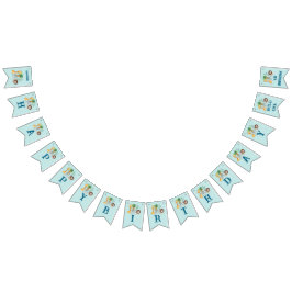 Safari Animals Wild One 1st birthday  Wimpelkette