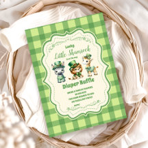 Safari Animlas Lucky Little Kleeblatt Diapper Raff