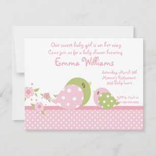 Safari Babiez Piepmatz-Babyparty-Einladung Einladung