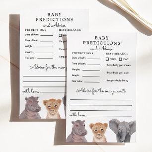 Safari Baby Animals Vorhersagen & Ratschläge