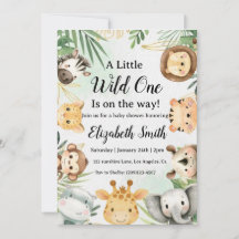 Safari-Baby-Baby-Shower-Einladung