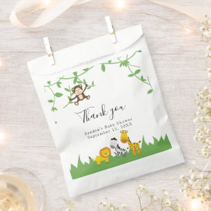 Safari Baby Duwer Niedliche Jungle Tiere neutral Geschenktütchen