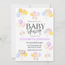 Safari-Baby-Party-Einladung