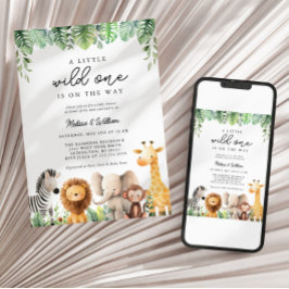 Safari Baby Shower Einladung