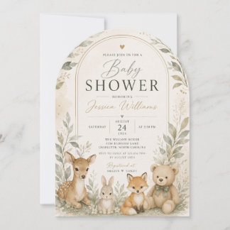 Safari-Baby-Shower-Einladung Einladung