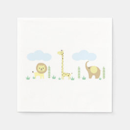 Safari Baby Shower Napkins Serviette