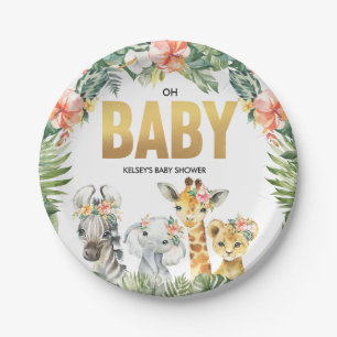 Safari Baby Shower Oh Baby Jungle Party Teller