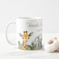 Safari Baby Shower Tasse Gastgeschenk