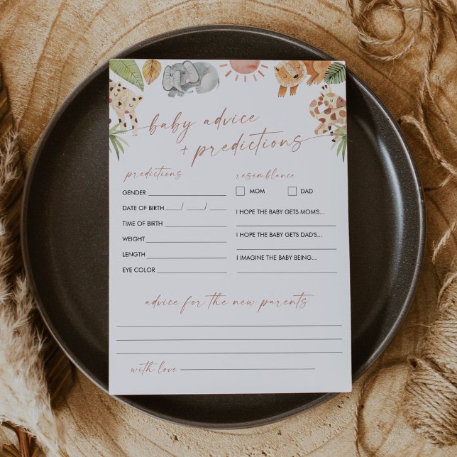 SAFARI Babyduschberatung und -vorhersage Karte (Von Creator hochgeladen)