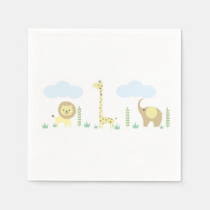 Safari-Babyparty-Servietten Serviette