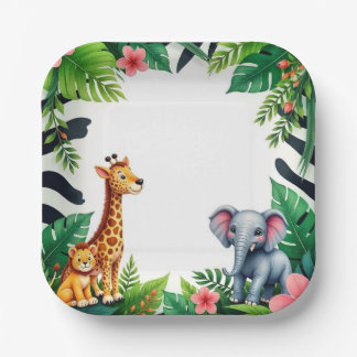 Safari Birthday Party Paper Teller