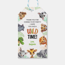 Safari Birthday Wild Time Vielen Dank