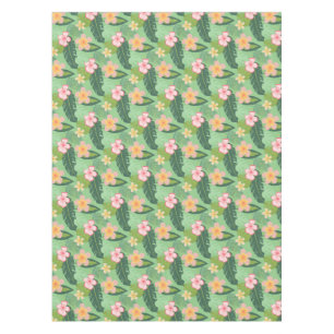 Safari-Blätter und -Blume Tischdecke