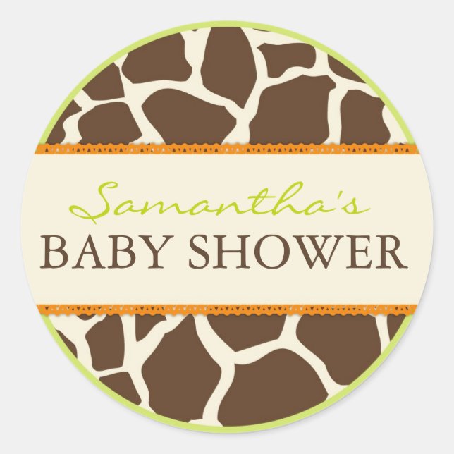 Safari Boy Green Sticker D (Vorderseite)