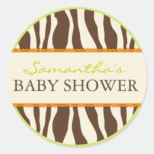 Safari Boy Green Sticker ZEB (Vorderseite)