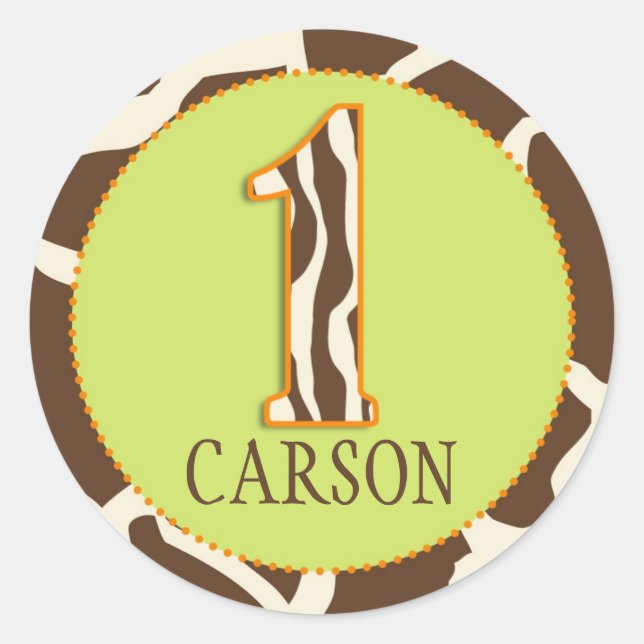 Safari Boy OR Aufkleber GIR 1C (Vorderseite)