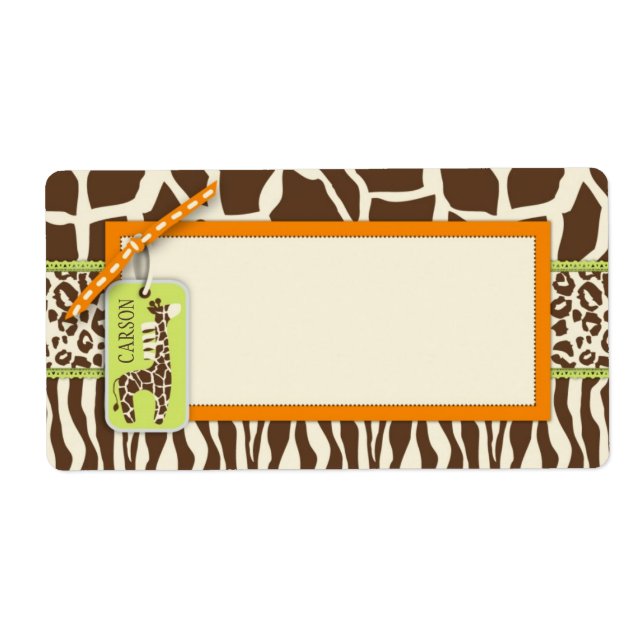 Safari Boy OR Name Tag (Vorne)