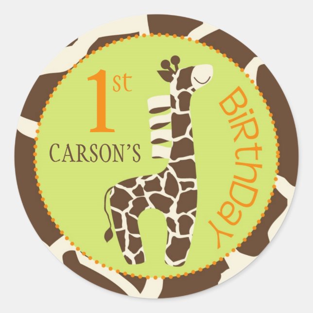 Safari Boy OR Sticker GIR 1 (Vorderseite)