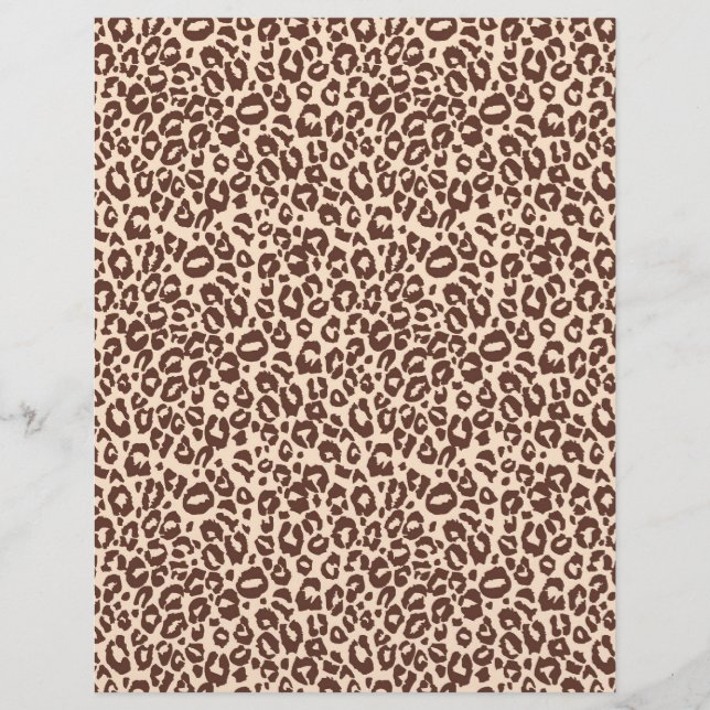 Safari Boy Scrapbook Paper Cheetah (Vorderseite)