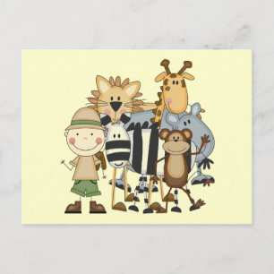 Safari Boy Tshirts und Geschenke Postkarte