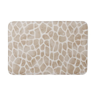 Safari Chic Giraffe Print Bath Mat. Badematte