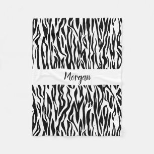 Safari Chic Zebra Blanket für abenteuerliche Spira Fleecedecke