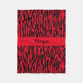 Safari Chic Zebra Blanket für abenteuerliche Spira Fleecedecke