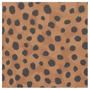 Safari-Chill-neutraler Schwarz-Cheetah-Druck Stoff