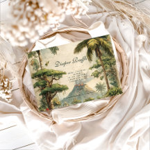 Safari Dino Baby Shower Diapper Raffle