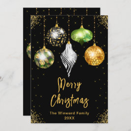 Safari-Druck-Ornamente Frohe Weihnachten