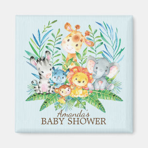 Safari-Dschungel-Babyparty-Bevorzugungs-Magnet Magnet