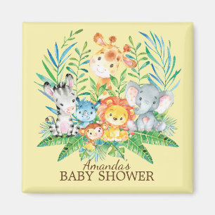 Safari-Dschungel-Babyparty-Bevorzugungs-Magnet Magnet