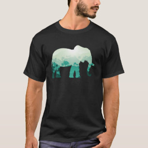 Safari Dschungel wilder Elefant Afrika Zoo Tiere T-Shirt