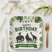 Safari-Dschungeltiere-Geburtstag