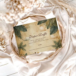 Safari Forest Creatures Diapper Raffle Begleitkarte